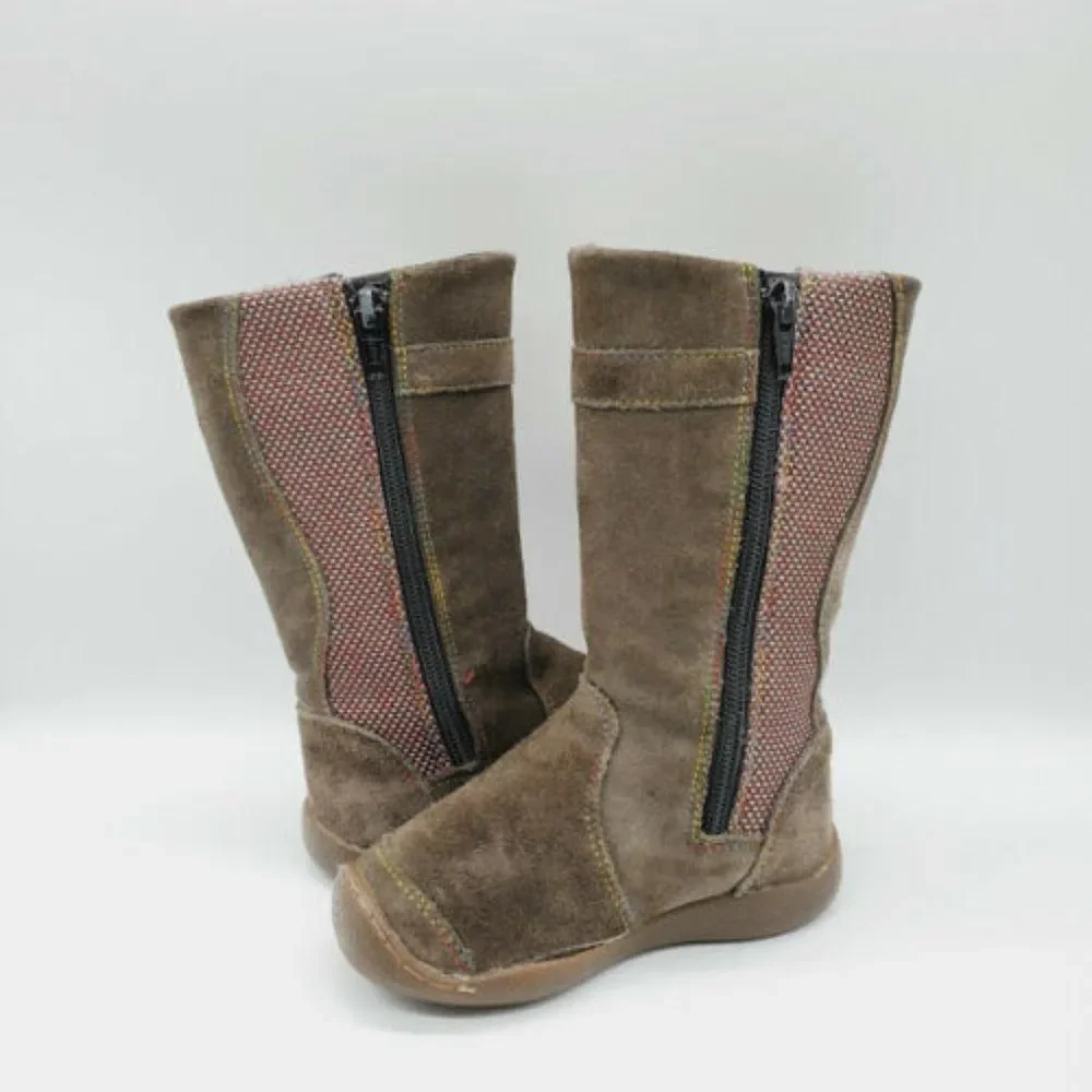 Keen Girls Brown Adjustable Round Toe Winter Boots‎
